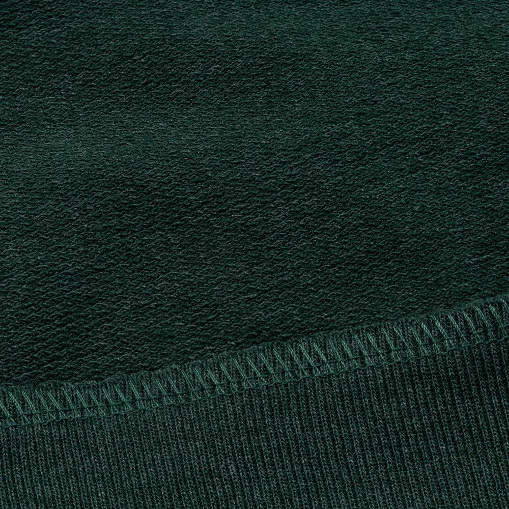 Толстовка с капюшоном унисекс Hoodie, темно-зеленый меланж, размер XS
