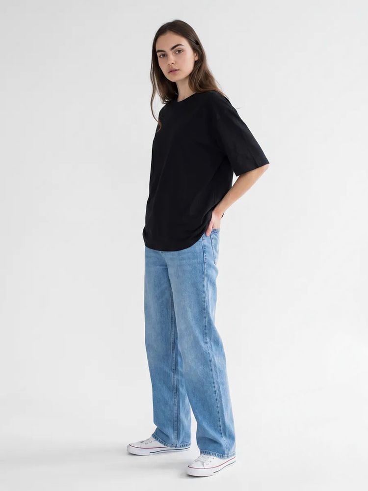 Футболка Oversize Premium 210, черная, размер 3XL