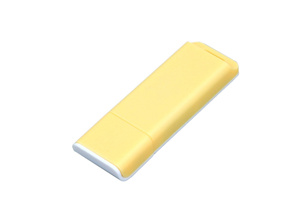 USB 2.0- флешка на 16 Гб с оригинальным двухцветным корпусом с логотипом  | Print Logo