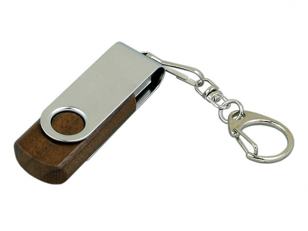USB 2.0- флешка промо на 8 Гб с поворотным механизмом с логотипом  | Print Logo