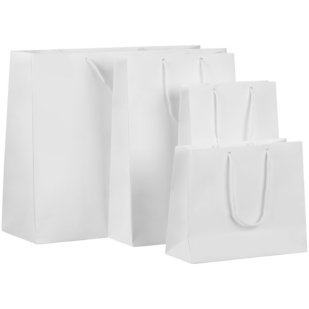 Пакет бумажный с ламинацией Lami Tote L — пример нанесения логотипа () | Print Logo