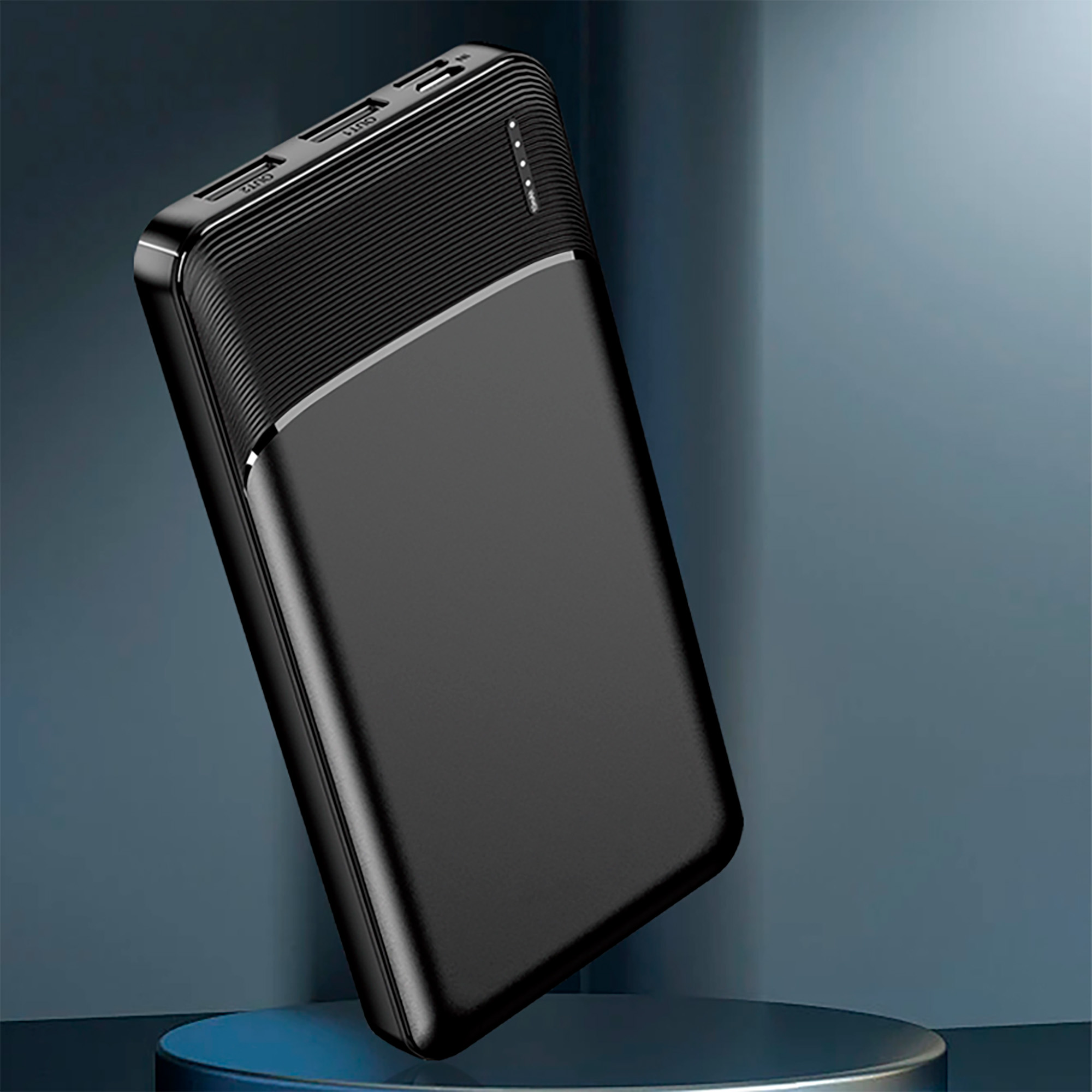 Зарядное устройство "Ten" 10000 mAh, черный
