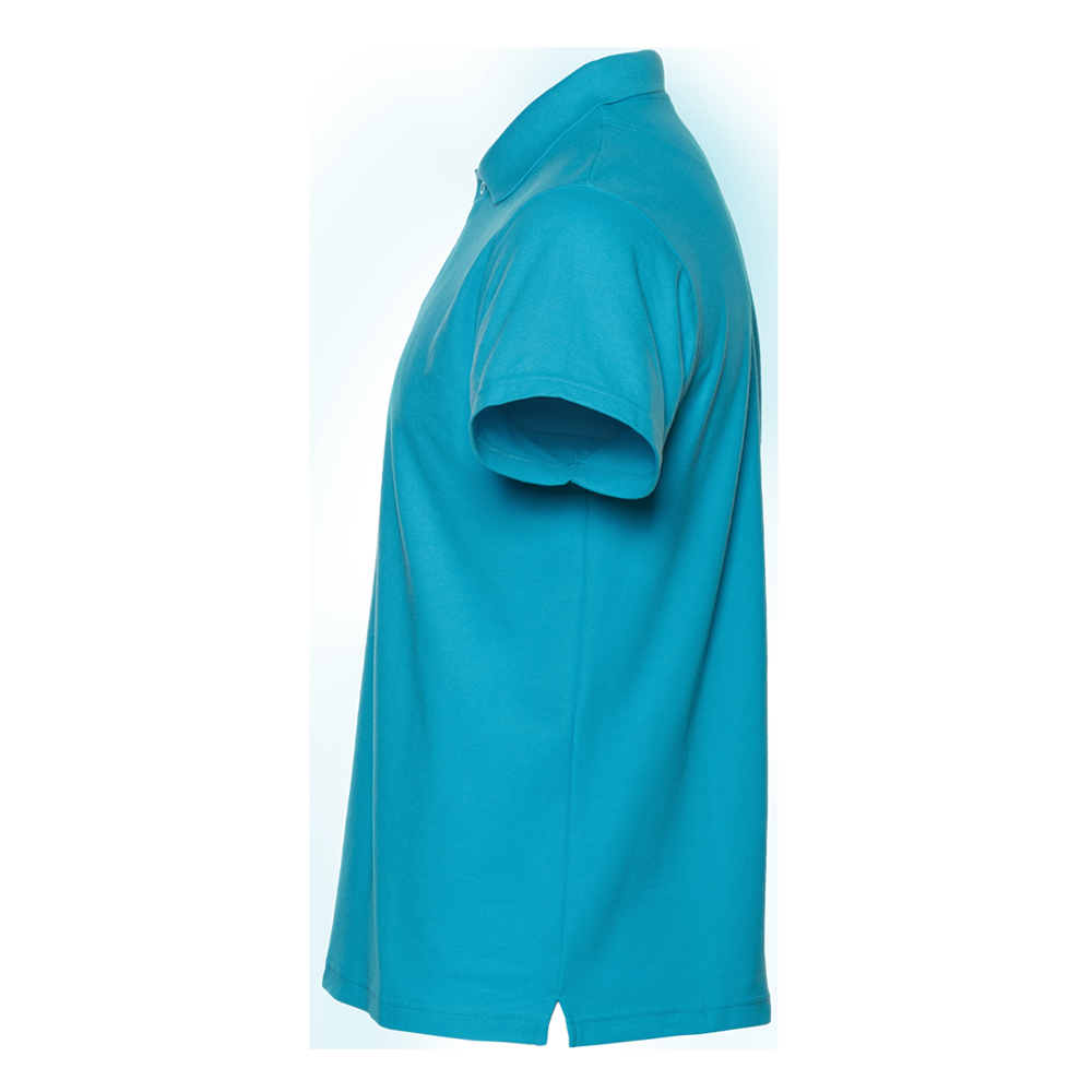 Рубашка поло мужская STAN хлопок/полиэстер 185, 104, Бирюзовый,  (32)  (44/XS)
