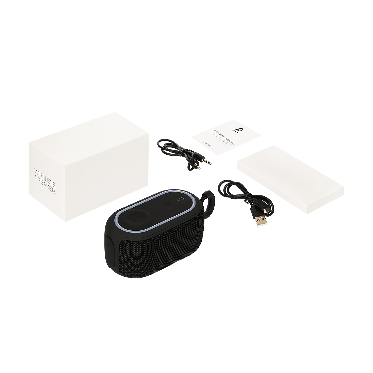 Беспроводная колонка Верса (Versa) 1200 mAh, черная