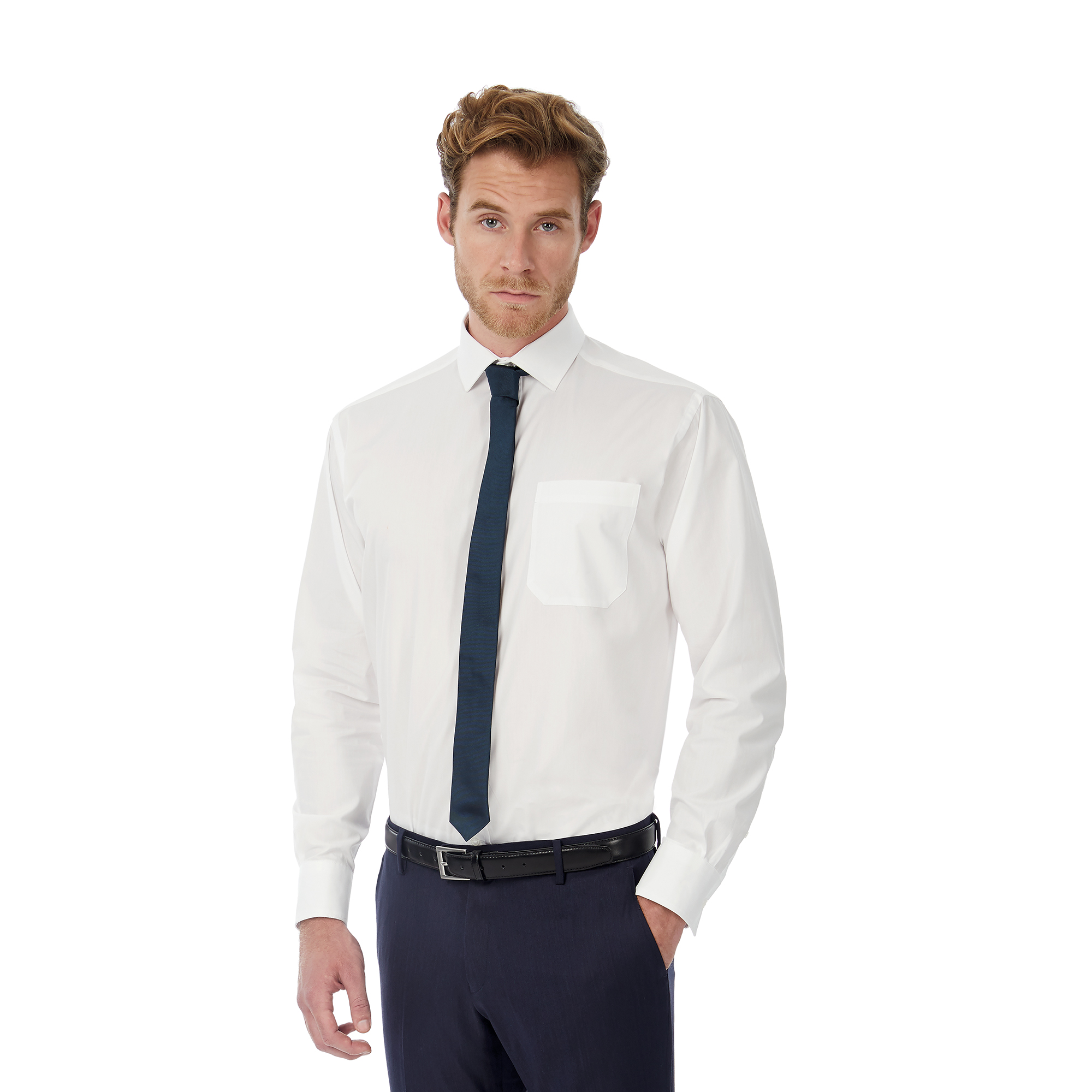 Рубашка мужская с длинным рукавом Heritage LSL/men фото на сай е Print Logo.