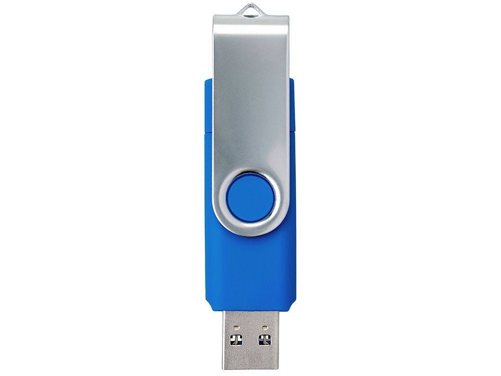USB3.0/USB Type-C флешка на 16 Гб Квебек C, синий