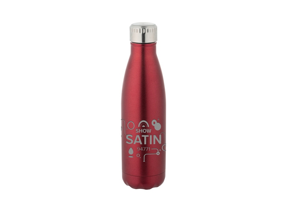 SHOW SATIN. Бутылка из нержавеющей стали 540 мл, красный