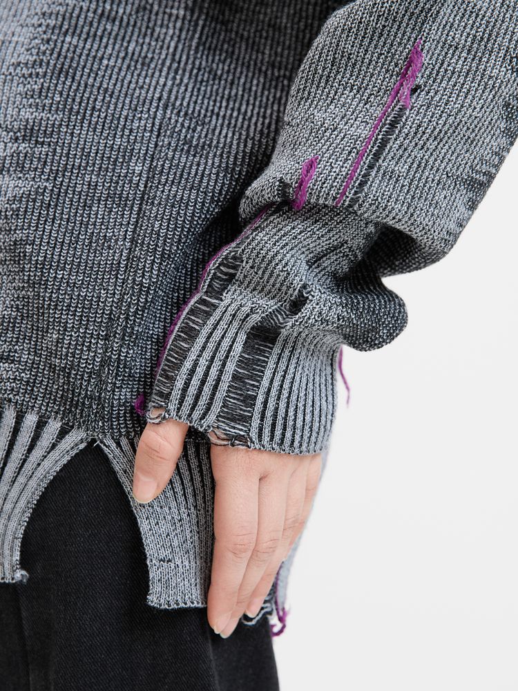 Джемпер Denim свободного силуэта на заказ, полушерсть, размер XL