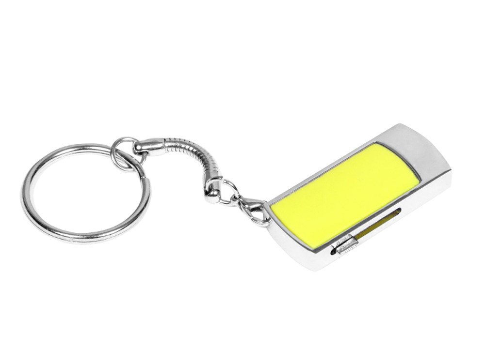 USB 2.0- флешка на 64 Гб с выдвижным механизмом и мини чипом с логотипом  | Print Logo