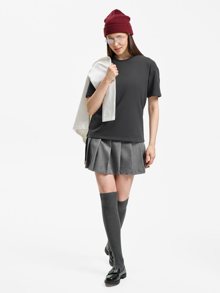 Футболка унисекс Durington, темно-серая (графит), размер 3XL/4XL