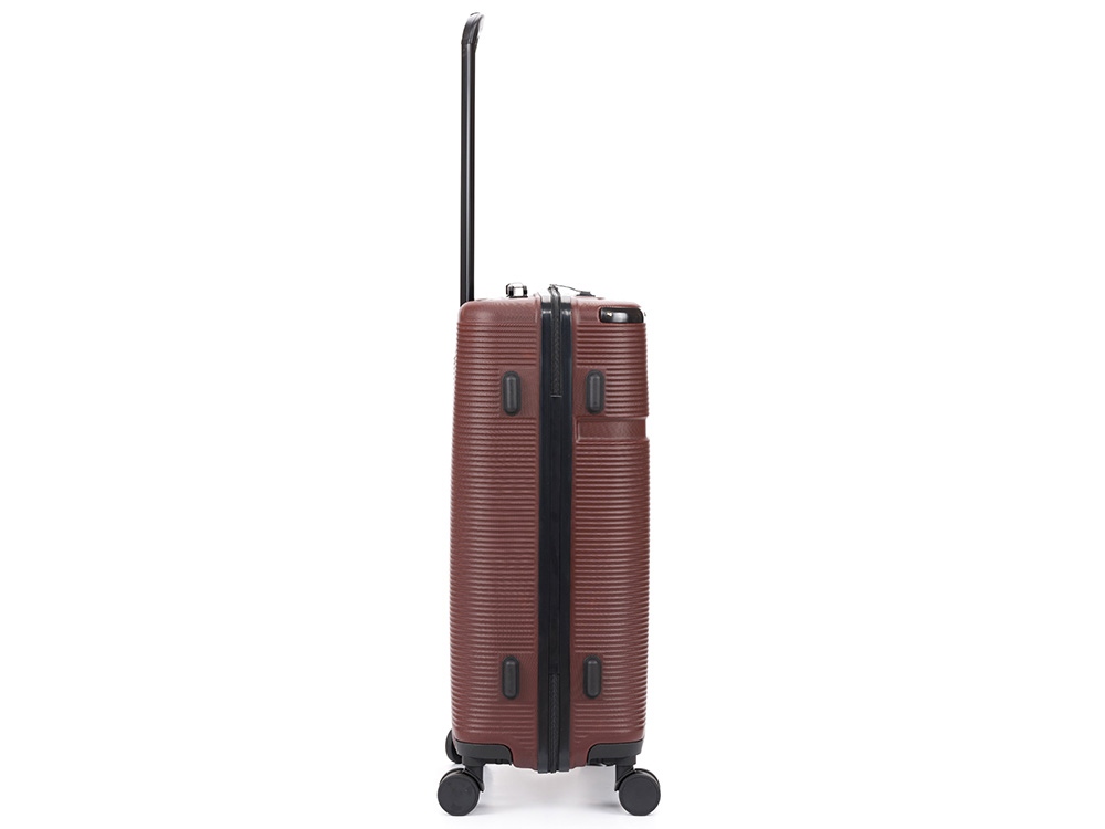 Чемодан TORBER ОНЕГА, бордовый, ABS-пластик, 79,5 х 51 х 29 см, 103 л