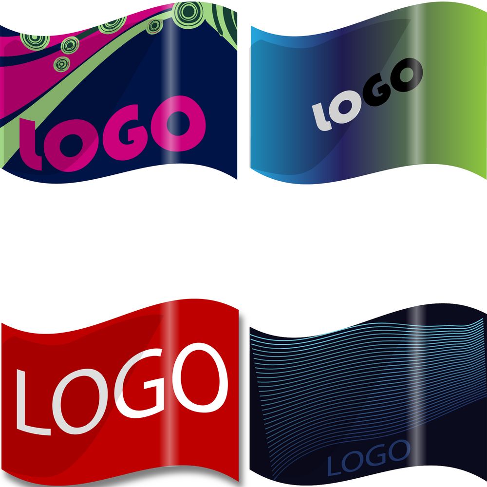 Флаг с печатью Drape на заказ с логотипом сделано в России | Print Logo