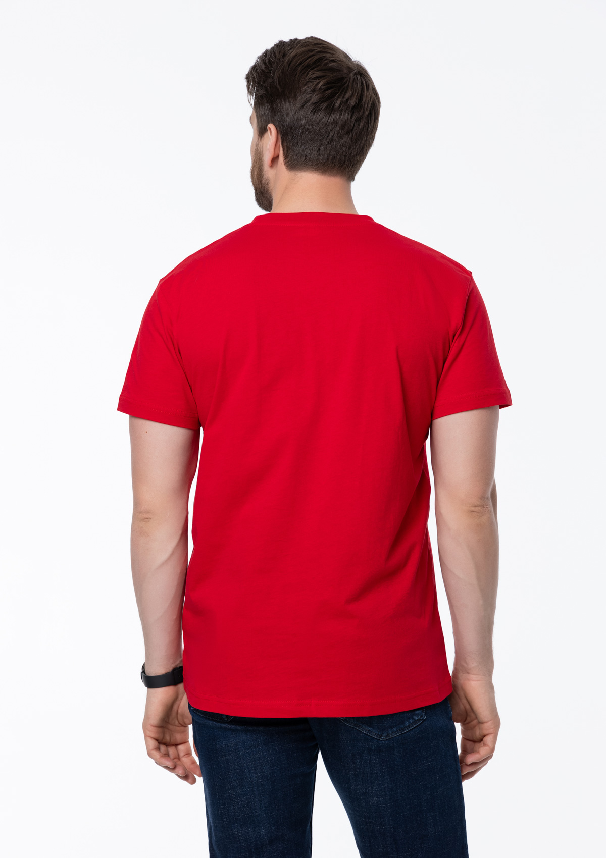 Футболка унисекс хлопок 150, 52, Красный,  (14)  (56/XXXL)