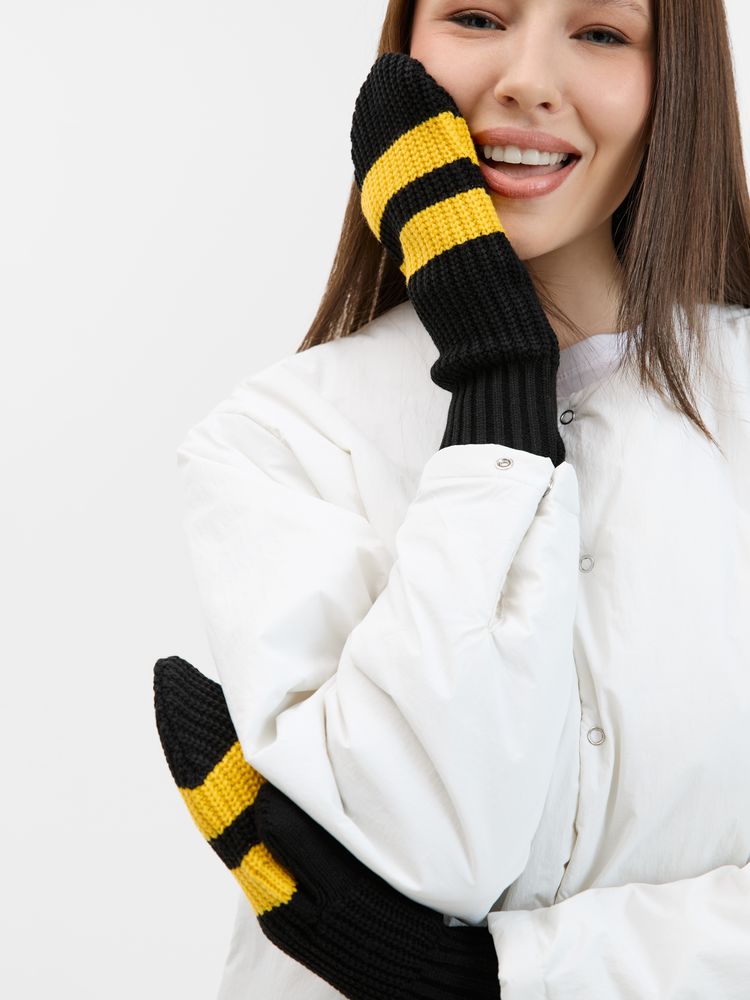 Варежки Winwear, черные, размер S/M