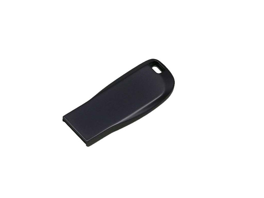 USB 2.0- флешка на 8 Гб компактная с мини чипом и овальным отверстием с логотипом  | Print Logo