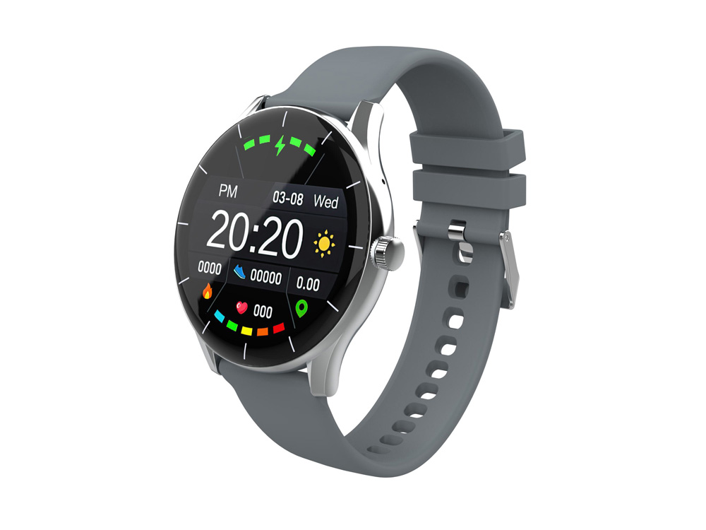 Умные часы IoT Watch GT, 2 ремешка в комплекте с логотипом HIPER | Print Logo