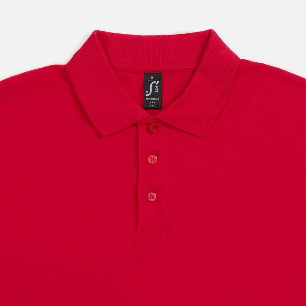 Рубашка поло мужская Prescott men 170 красная, размер 3XL