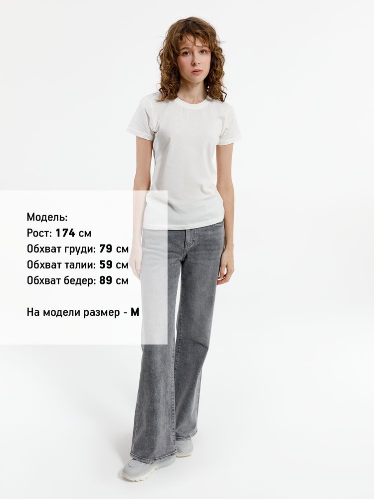 Футболка женская T-bolka Lady, белая (теплый оттенок), размер XL