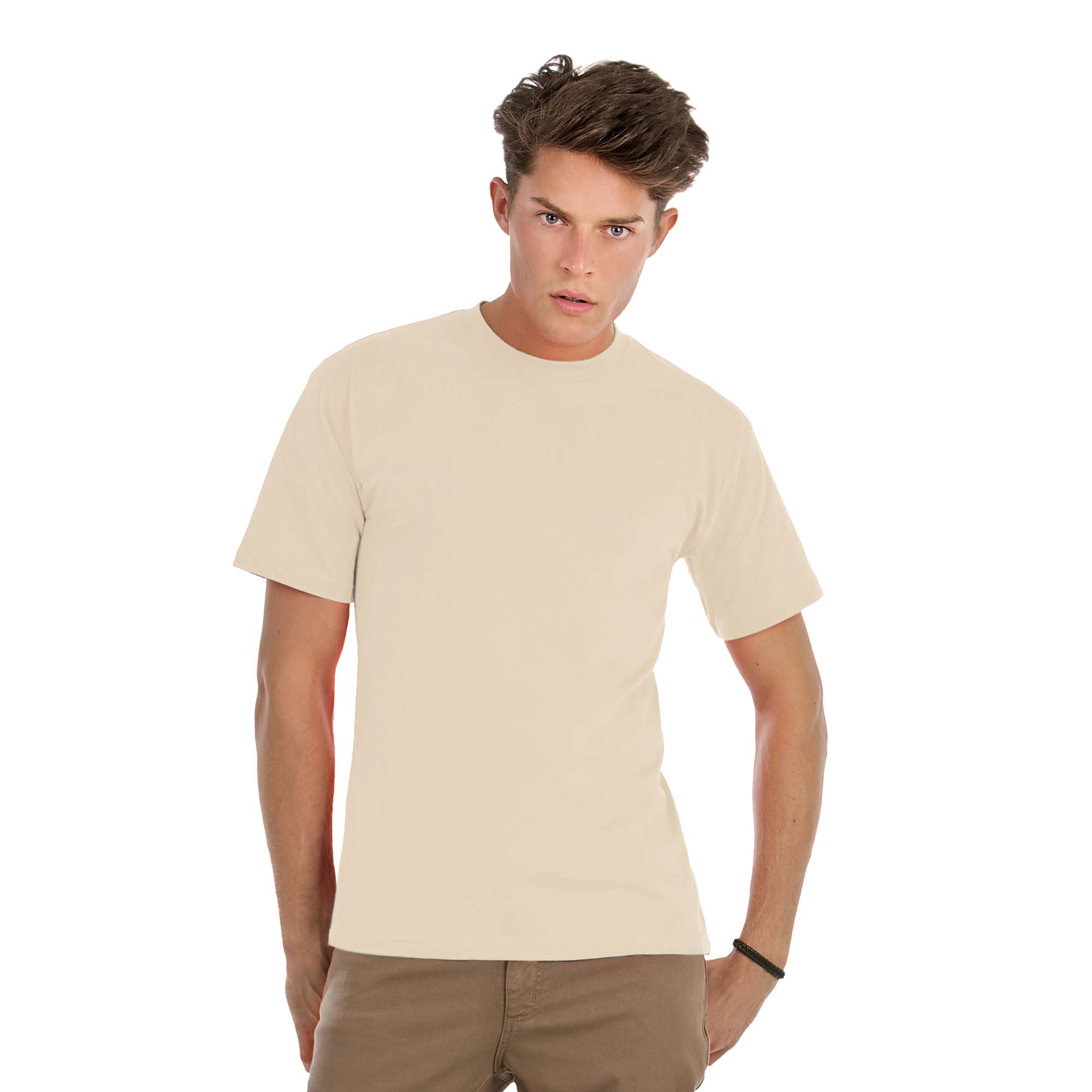 Футболка Exact 150, белая/white, размер M, белый