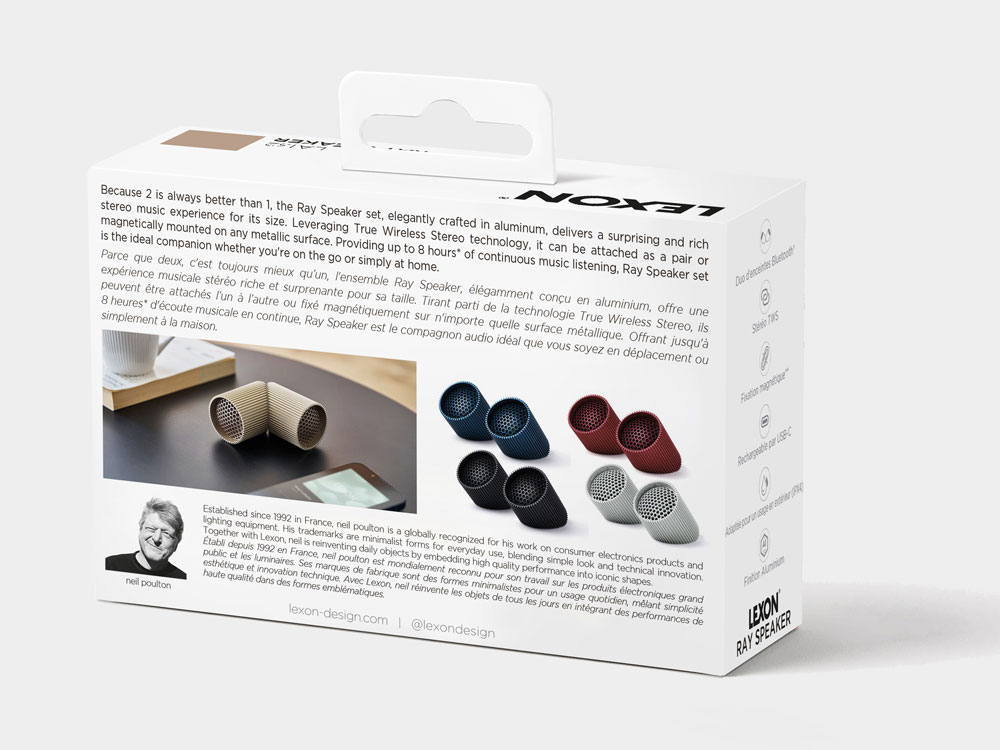 Беспроводная колонка Ray Speaker, синий