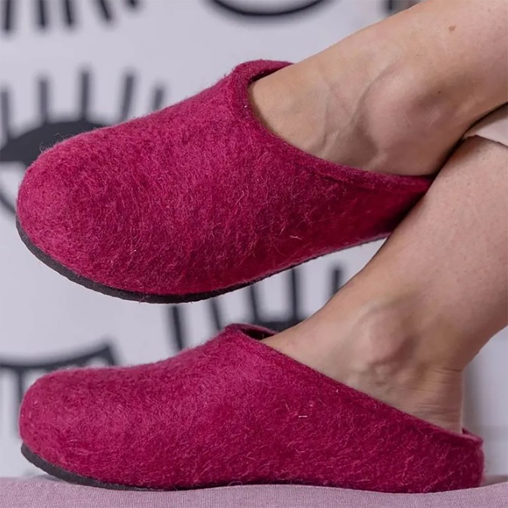 Домашние валенки Step, розовые (вереск), размер 35