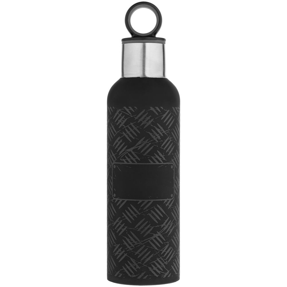Термобутылка Hard Work Black фото на сайте Print Logo.
