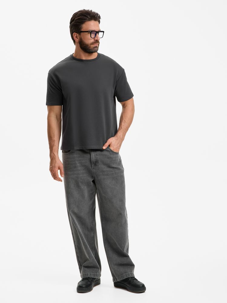 Футболка унисекс Durington, темно-серая (графит), размер 3XL/4XL