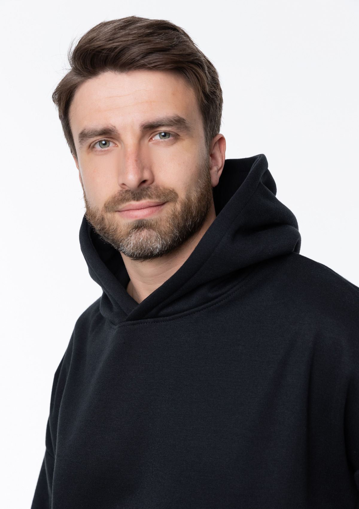 Худи унисекс STAN оверсайз интерсофт 320, 69, Чёрный,  (20)  (54/XXL)
