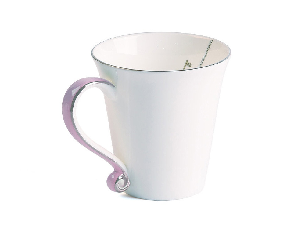 Кружка CUP ALICE PINK с логотипом Valerie Concept | Print Logo