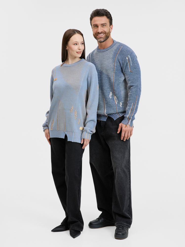 Джемпер Denim на заказ с логотипом  | Print Logo