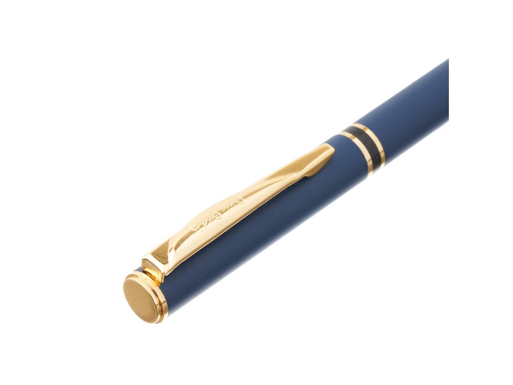 Ручка 2 в 1 шариковая и перьевая Pierre Cardin коллекция 2 в 1 | COMBI PEN. Корпус - латунь. Материал клипа - сталь. Цвет - синий. Упаковка Е