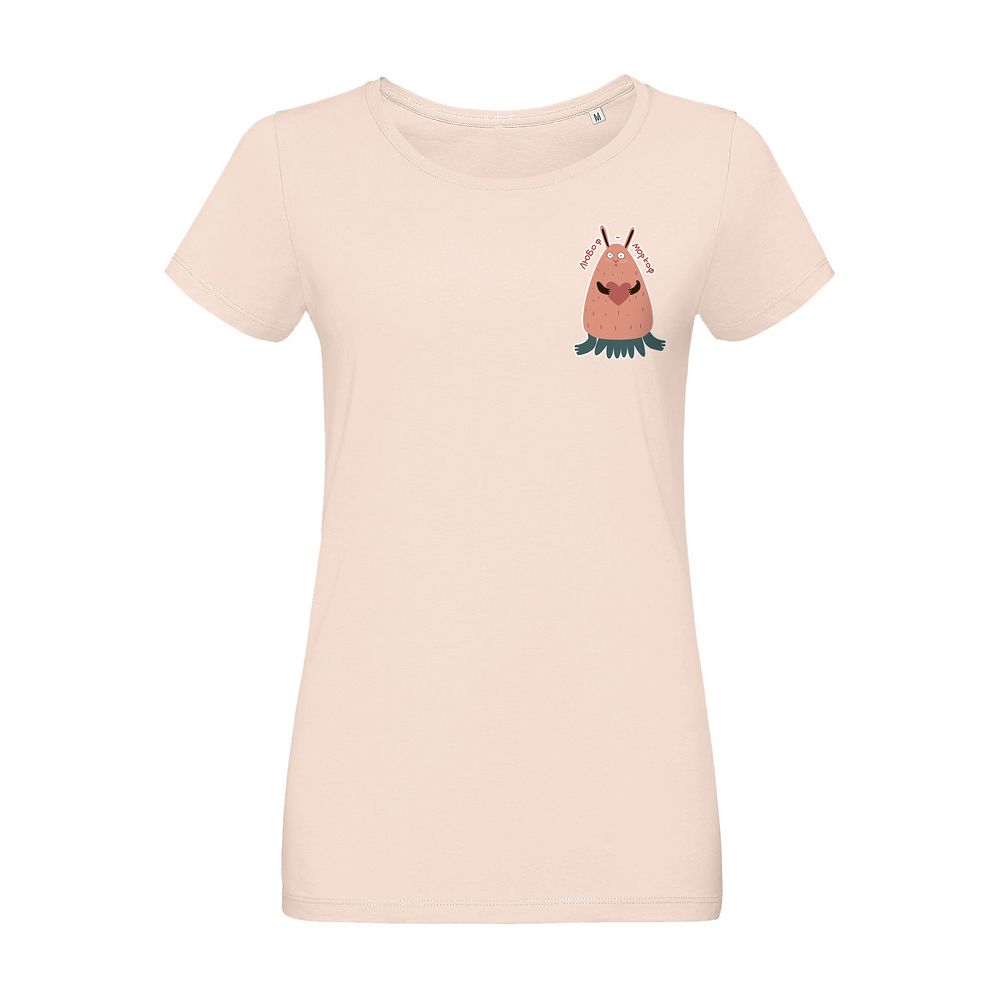 Футболка женская «Любоф-моркоф II» с логотипом CoolColor | Print Logo