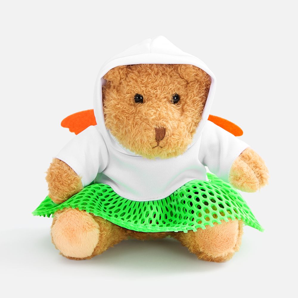 Мягкая игрушка-конструктор «Мишка Cuddleton» в юбочке с логотипом  | Print Logo