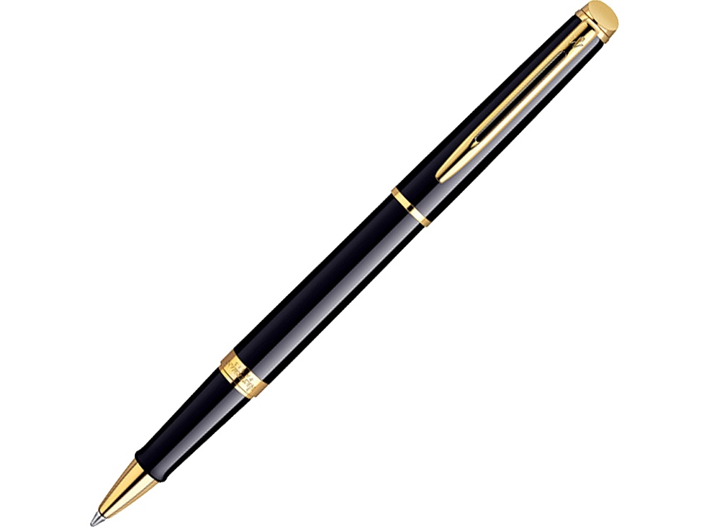 Ручка роллер Hemisphere Mars Black GT F с логотипом Waterman | Print Logo