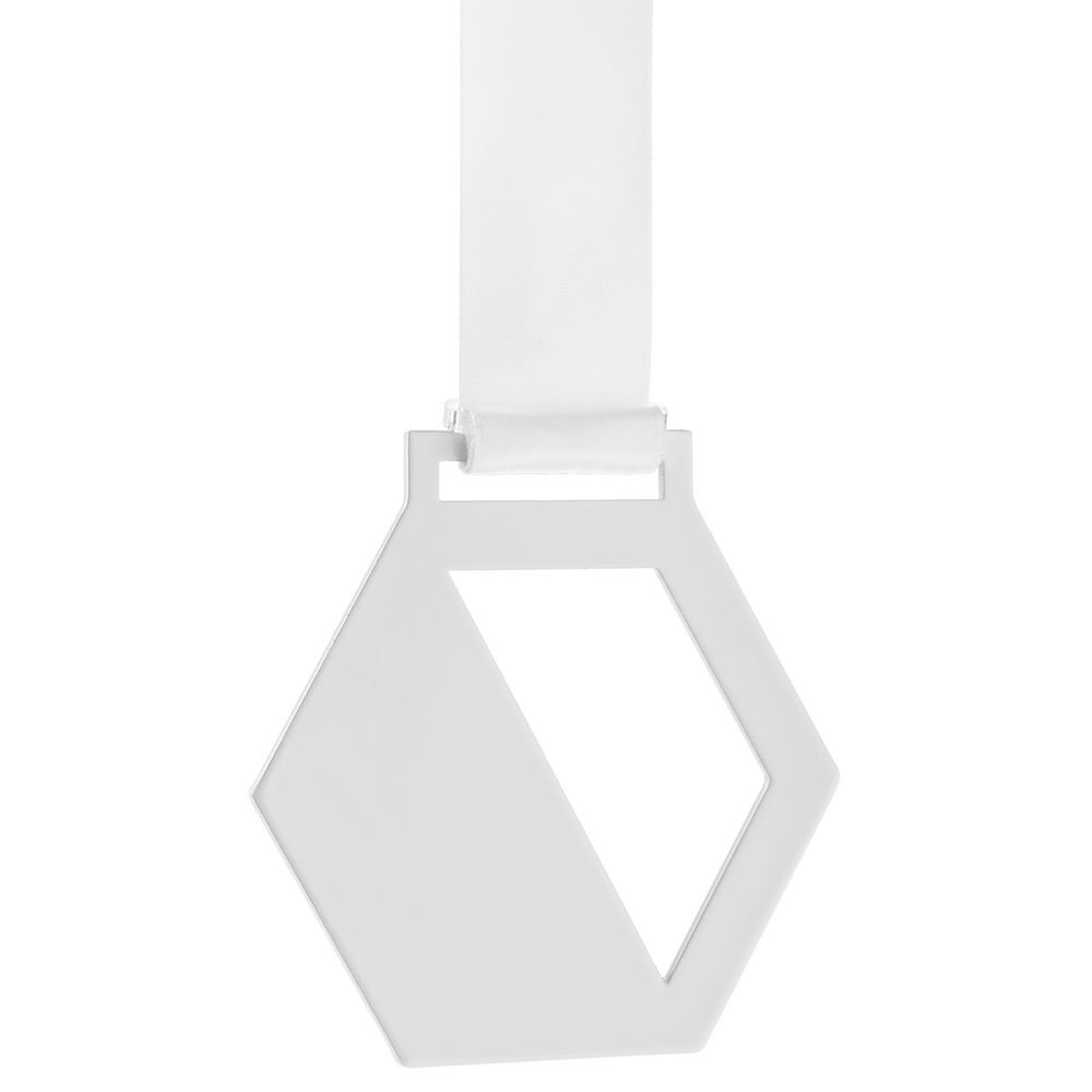 Медаль Steel Hexa — пример нанесения логотипа (сделано в России) | Print Logo