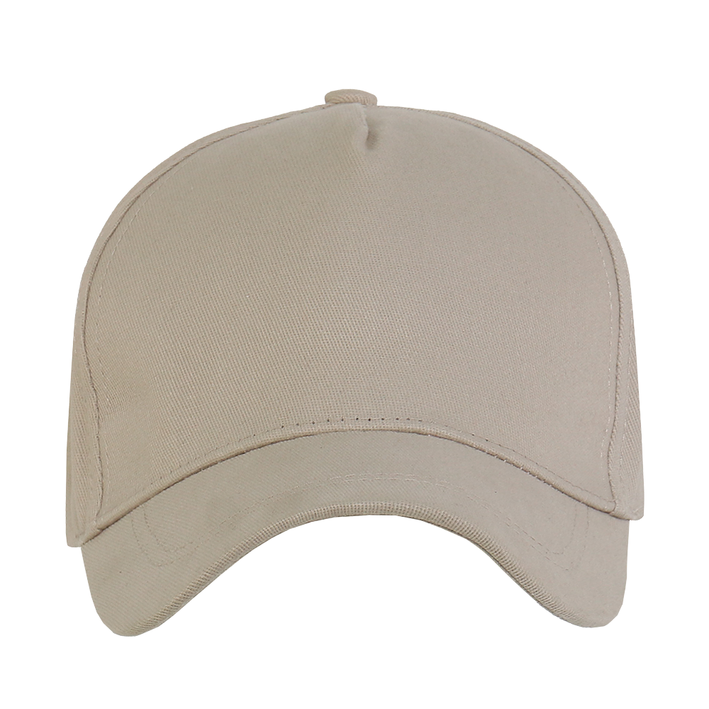 Бейсболка STAN 5 клиньев хлопок 260, 12, Бежевый,  (54/1)  (56-58/ONE SIZE)