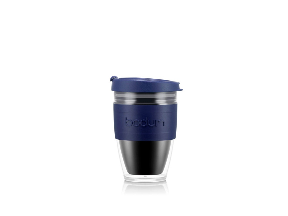 JOYCUP DOUBLE 250. travel mug 250ml, темно-синий