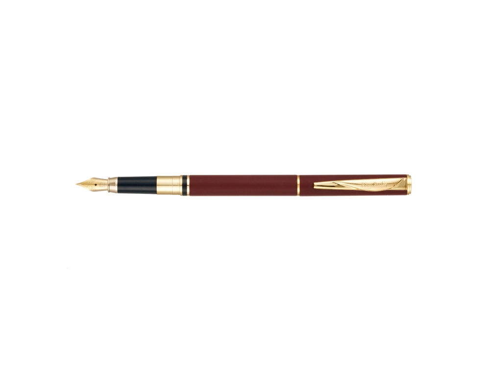 Ручка 2 в 1 шариковая и перьевая Pierre Cardin коллекция 2 в 1 | COMBI PEN. Корпус - латунь. Материал клипа - сталь. Цвет - терракотовый. Упаковка Е