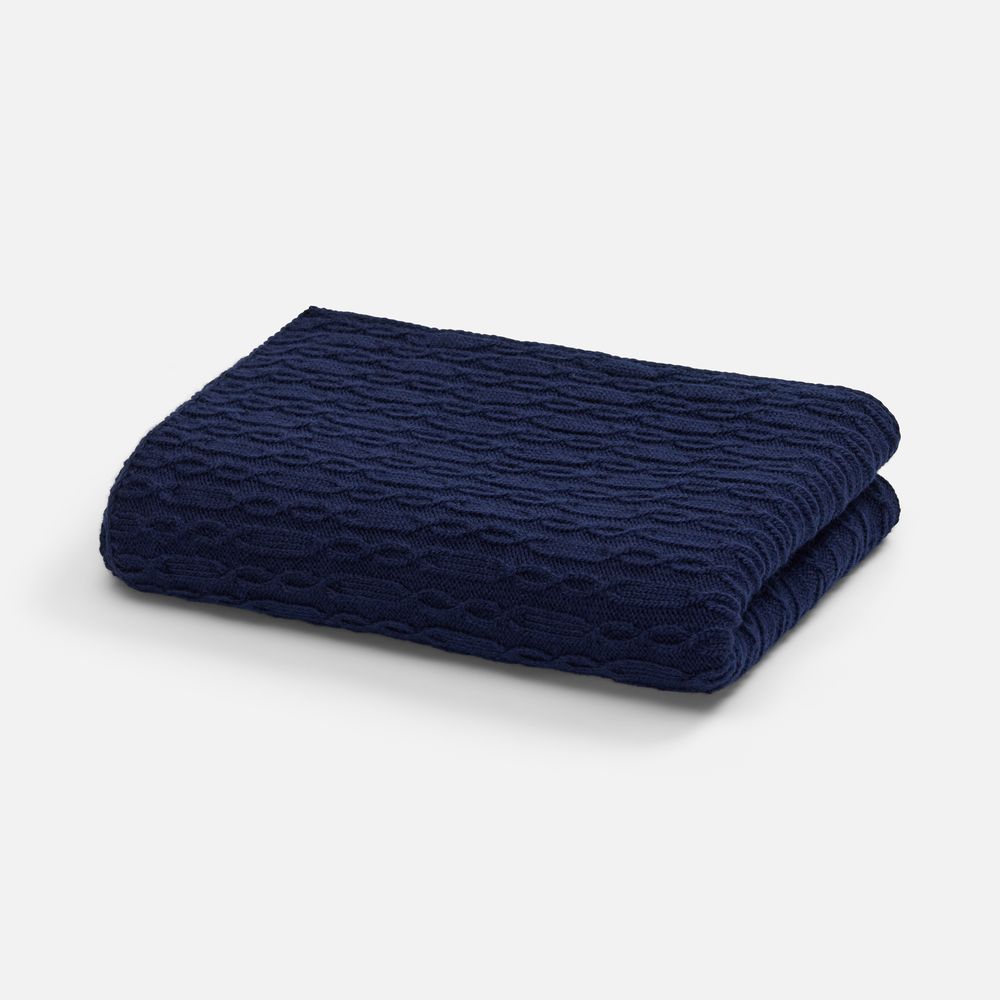 Плед Knitline с логотипом teplo | Print Logo