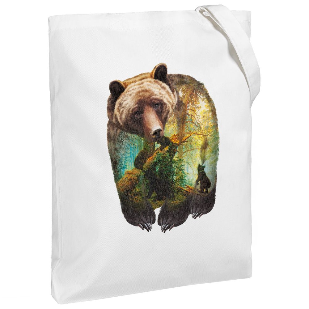 Холщовая сумка Bruin с логотипом Принтэссенция | Print Logo