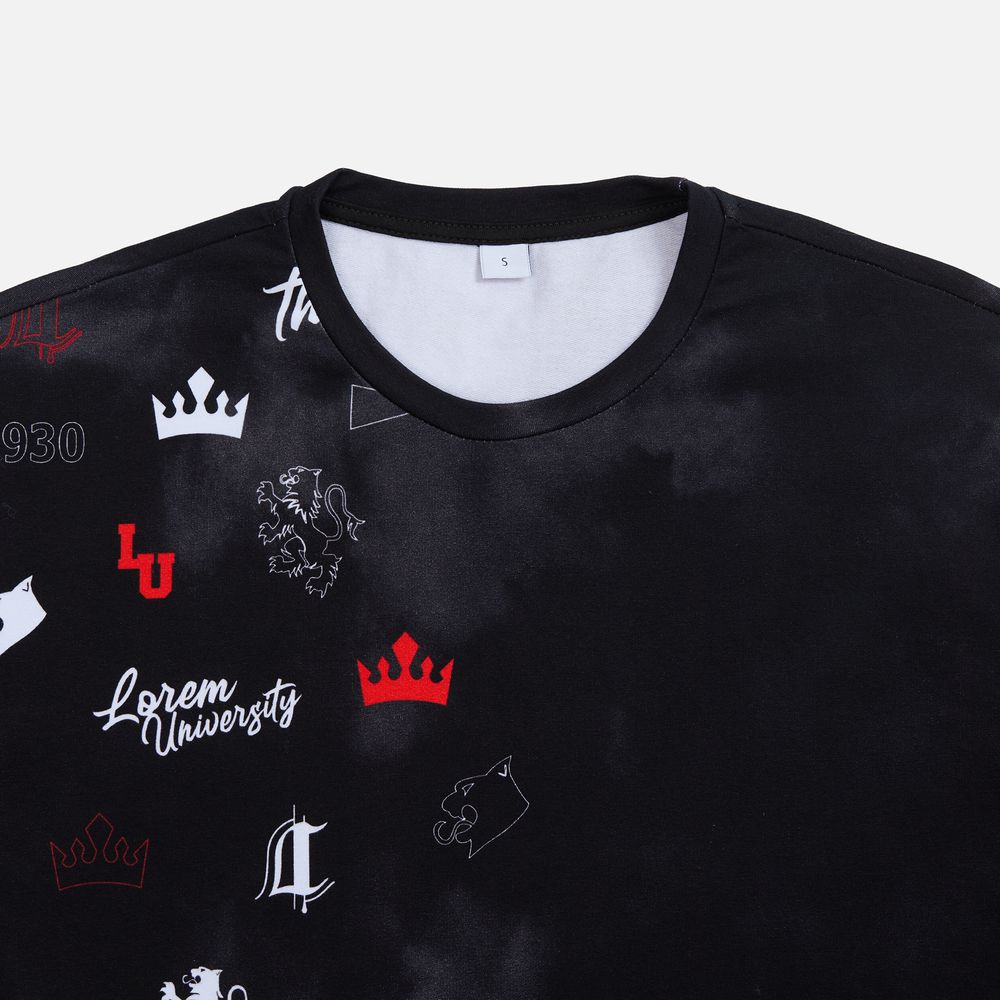 Футболка оверсайз Originelli Terry с полной запечаткой на заказ фото на сайте Print Logo.