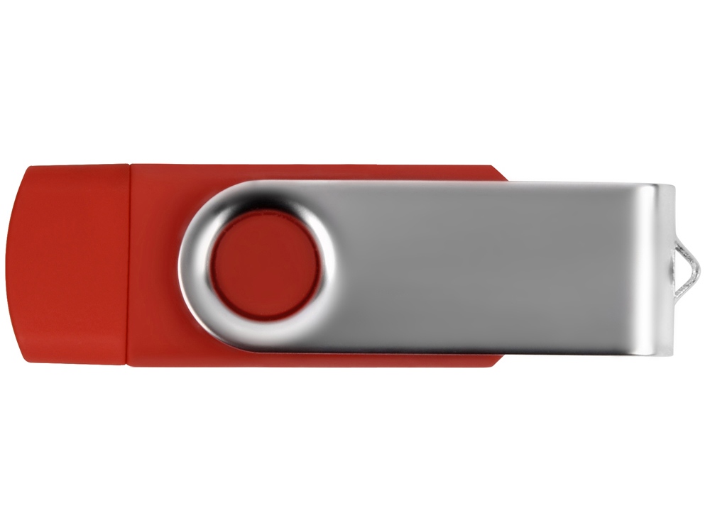 USB3.0/USB Type-C флешка на 16 Гб Квебек C, красный
