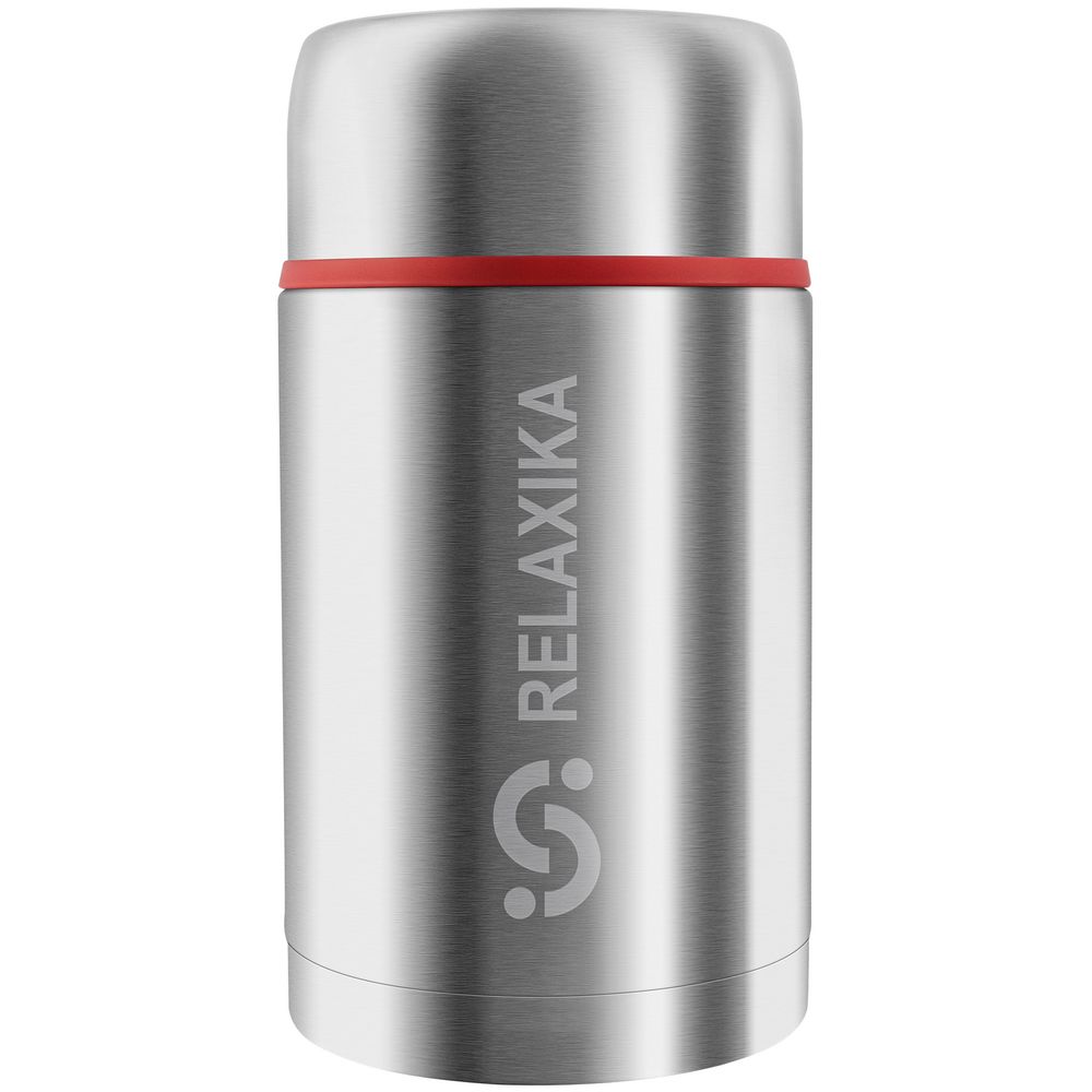 Термос для еды Relaxika 1000, в чехле фото на сайте Print Logo.