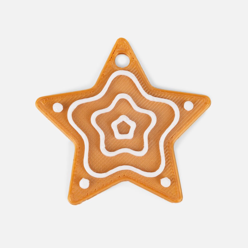 Мини-подвеска «Пряник», 3D-печать на заказ с логотипом  | Print Logo
