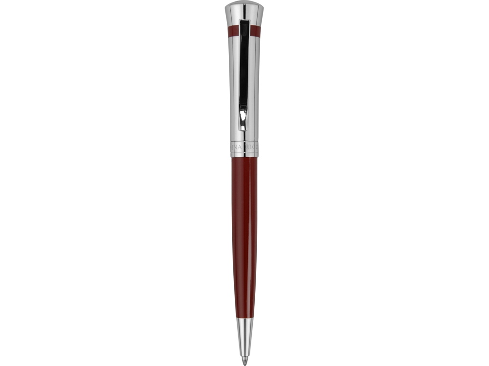 Ручка шариковая Nina Ricci модель Legende Burgundy, красный/серебристый