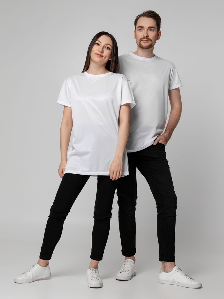 Футболка унисекс для сублимации Paint Tee, белая, размер 56