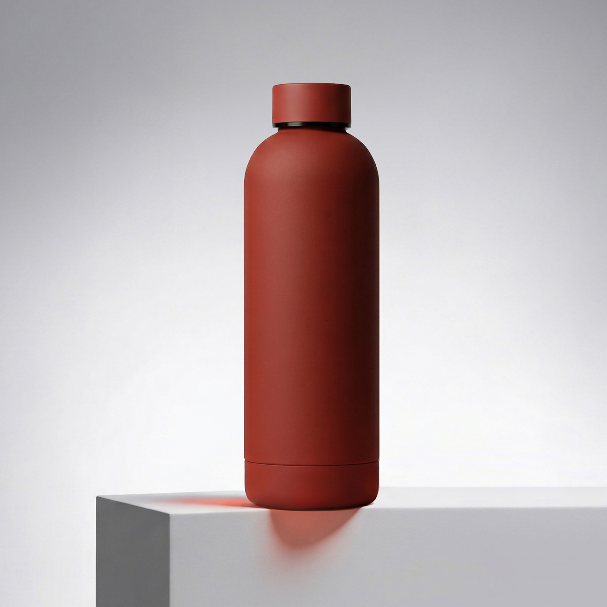 Вакуумная термобутылка с медной изоляцией Cask, soft-touch, 500 мл с логотипом Waterline | Print Logo