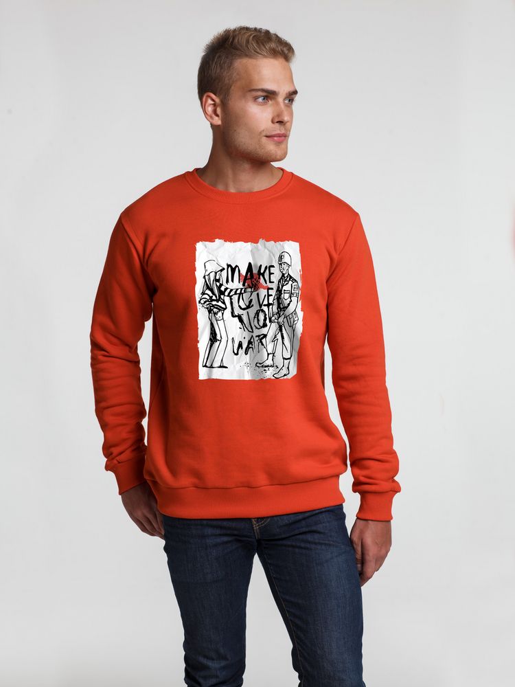 Толстовка Make Love с логотипом CoolColor | Print Logo
