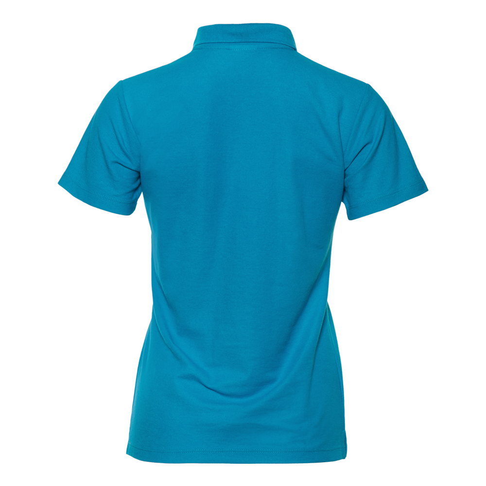 Рубашка поло женская STAN хлопок/полиэстер 185, 04WL, Лазурный,  (40/1)  (52/XXL)