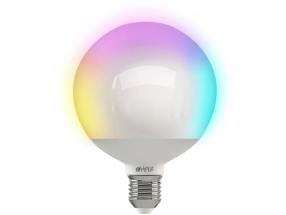 Умная LED лампочка IoT R2 RGB с логотипом HIPER | Print Logo